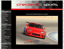 Tablet Screenshot of checkerdsports.com